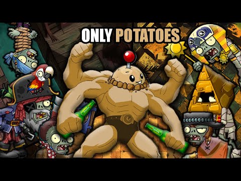 Can you beat Plants vs Zombies 2 with only Potatoes?