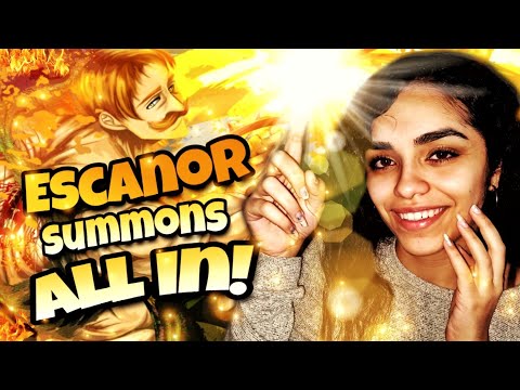 Seven Deadly Sins: Grand Cross (Global) ESCANOR SUMMONS! HYPE Escanor Animation!