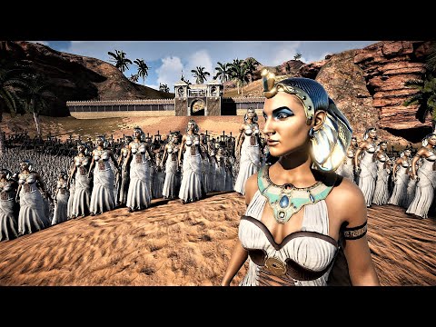 CLEOPATRA 10,000 ARMY vs 100K ROMAN LEGIONS | UEBS 2 Ultimate Epic Battle Simulator 2