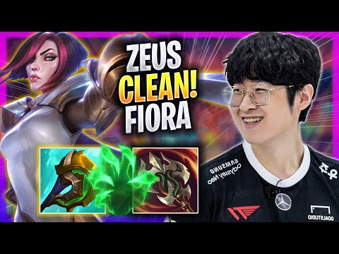 ZEUS IS SO CLEAN WITH FIORA! - T1 Zeus Plays Fiora MID vs Gwen! | Season 2023