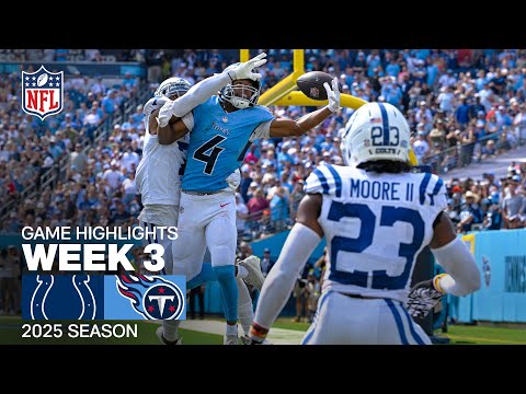 Indianapolis Colts vs. Tennessee Titans Game Highlights | NFL 2025 Season Week 3