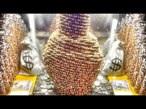 1 Viertel Herausforderung 250.000.000,00 $ MEGA JACKPOT High Limit Coin Pusher