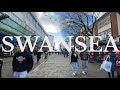 Swansea City Centre, Wales Walking Tour [4K]
