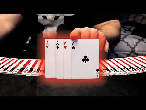 Card Magic Tutorial - Learn this 4 Ace Trick variation of Vernon's Triumph!