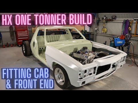 Fitting the Cabin and Front End onto Chassis - HX One Tonner Build