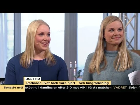 "Stort att ha räddat liv" - Nyhetsmorgon (TV4)