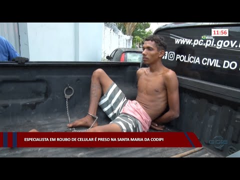 Especialista em roubo de celular é preso na Santa Maria da Codipi 04 11 2022
