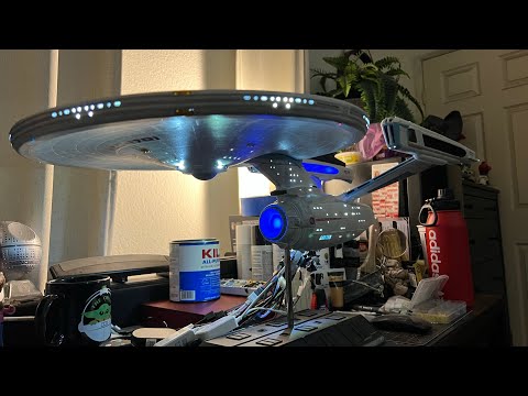 USS Enterprise Refit Polar Lights 1:350 Scale Build