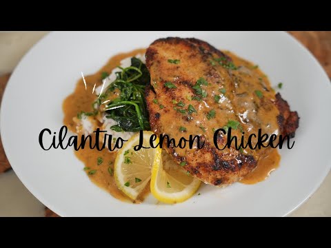 Creamy Lemon Cilantro Chicken | OneStopChop