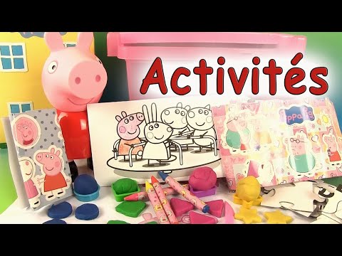 Peppa Pig Activités Enfants Pâte à Modeler Coloriage Puzzle