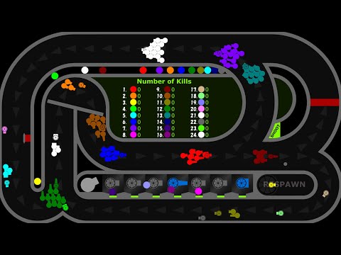 Tank Squad Battle in Algodoo