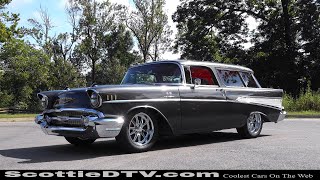 1957 Chevrolet Nomad Wagon Pro Touring Style Steve Holcomb Pro Auto Custom Interiors