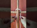 A Common Lashing Wood Knot You Need To Know. #knots #shorts