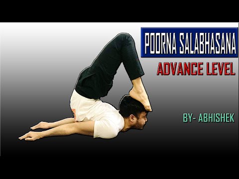 How To Do Poorna Salabhasana  | Full Locust Pose | Advance backbend Yoga |