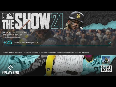 MLB The Show 21 Create an Epic Ballplayer Weekly Xbox Game Pass Quest Guide