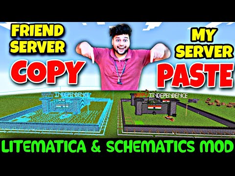 Sanjit Gaming - How To Download Litematica & How To Use Schematics in Minecraft | In Hindi
