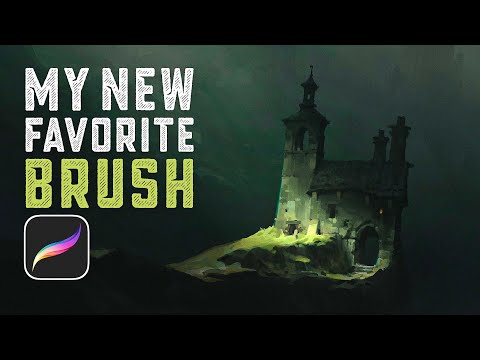 Using My New Favorite Brush In Procreate