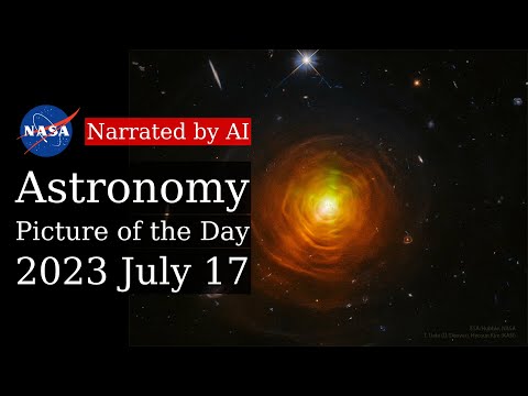 APOD: 2023-07-17 - Shells and Arcs around Star CW Leonis (Narrated by Emma)