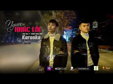 Karaoke | Người Khác Lối - Thái Học , Dương Hùng Sơn | Beat Chuẩn Tone Nam