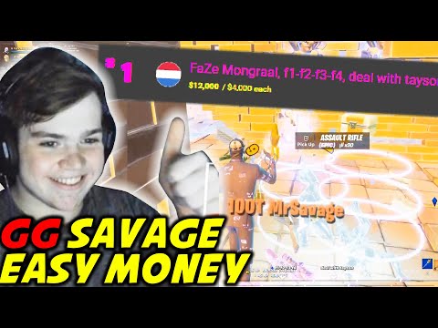 Mongraal Puts Mrsavage & Letshe in The Montage (INSANE 1V2) Then EASLY WIN FNCS Day 2