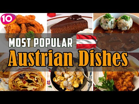 Top 10 Most Popular Foods in Austria || Austrian Traditional Dishes || Austria Best Street Food