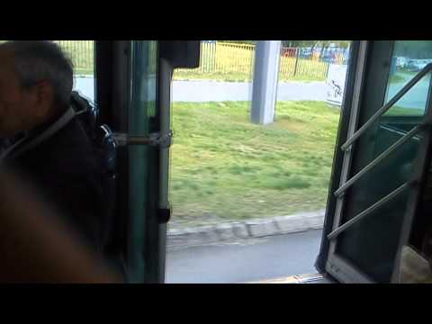 Open door bus ride in Belgrade