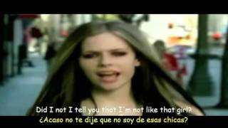 Avril Lavigne - Don&#39;t Tell Me (Lyrics &amp; Sub Español) Official Video