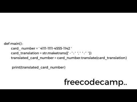 Implementing The Luhn Algorithm Python Beta Step 5
