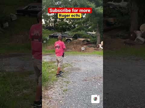 Mag dump🔥 Ruger Ec9s 10 round mag👍 #shorts #gun #magdump