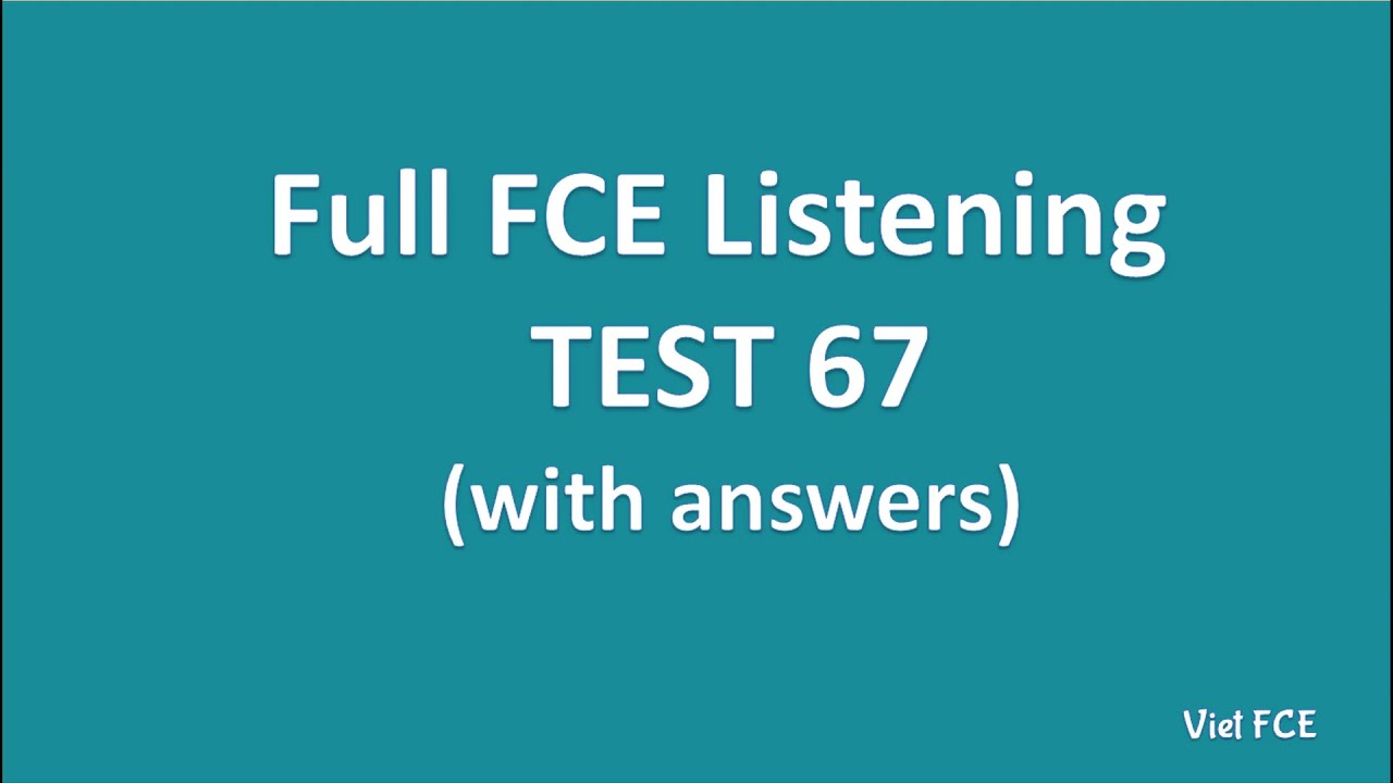 Full B2 First (FCE) Listening Test 67 with Answers - YouTube video featuring the word unnecessary