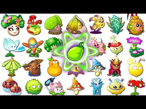 All Plants Level 1 Challenge & Power up! VS Pharaoh Zombie in PvZ 2 Chinese Version