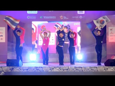 151115 Amuse X cover f(x) - Intro + 4 Walls @Thailand Korea Friendship Festival 2015