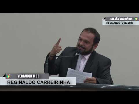 CMBTE - USO DE TRIBULA PELO VEREADOR REGINALDO CARREIRINHA - MDB