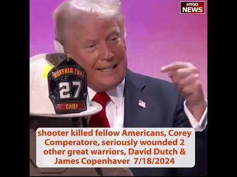 Trump on Corey Comperatore avid Trump supporter, David Dutch, James Copenhaver