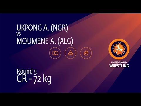 Round 5 GR - 72 kg: A. UKPONG (NGR) v. A. MOUMENE (ALG)