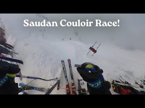 Whistler Blackcomb - Saudan Couloir Race!