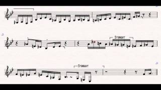 Delta City Blues - Michael Brecker Solo Transcription