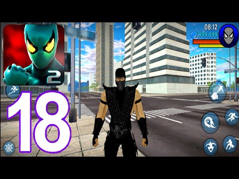 Power Spider Hero 2 - Gameplay Walkthrough Part 18 - Scorpy Ninja (iOS,Android)