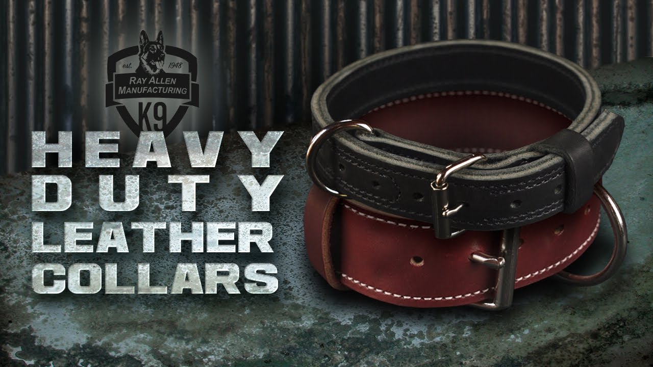 Watch video Heavy Duty Leather Dog Collars Now Heavy Duty Leather Dog Collars