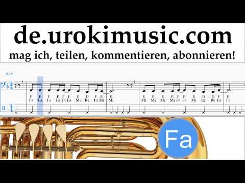Tubaunterricht Imagine Dragons - Natural Noten Lernen um-ih995