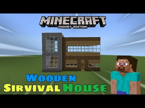 Insane Modern Minecraft Wooden House Tutorial