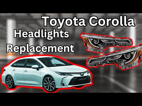 Headlights Removal 2020-2024 Toyota Corolla SE LE XSE How to remove headlights