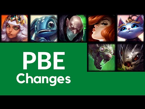 PBE Changes | lol leaks - League of Legends