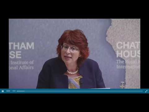 Dr Flavia Bustreo, Italy WHO DG Candidate, at Chatham House.