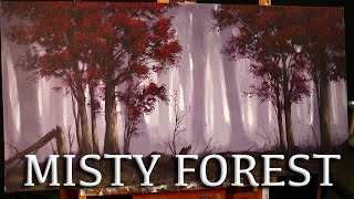 Download lagu Painting a Misty Forest with red foliage in acrylic, time lapse artwork with artist Tim Gagnon trees mp3 Download lagu Painting a Misty Forest with red foliage in acrylic, time lapse artwork with artist Tim Gagnon trees mp3