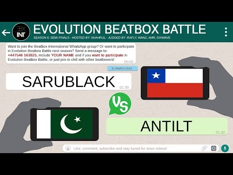 SARUBLACK 🇨🇱 VS ANTILT🇵🇰 | SEMI FINALS | Evolution Beatbox Battle | Season 6