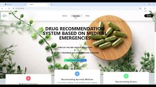 Drug Recommendation System in Medical Emergencies Using Machine Learning