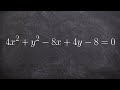 How To Find The Center Foci And Vertices Of An Ellipse