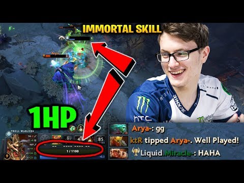 MIRACLE 1 HP IMMORTAL DOUBLE KILL TROLL WARLORD NEW ULTI