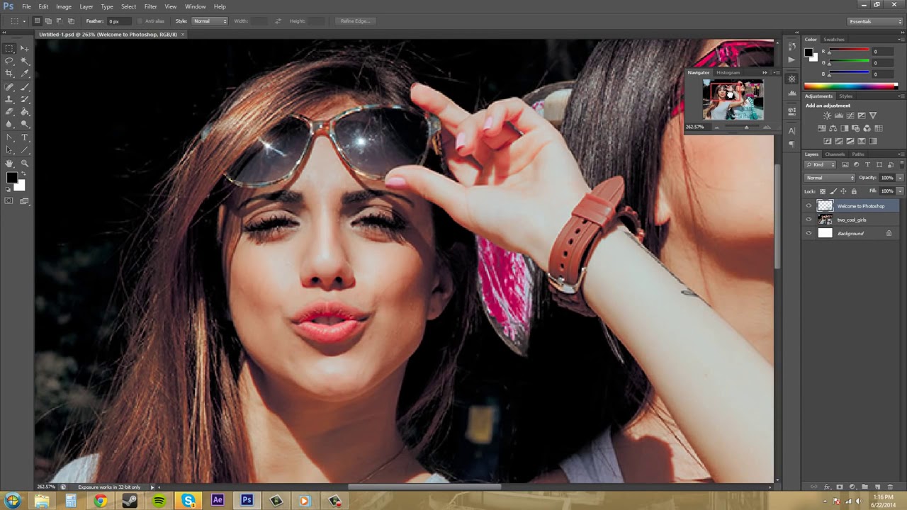 Photoshop CS6: How to use the Navigator panel - video 5